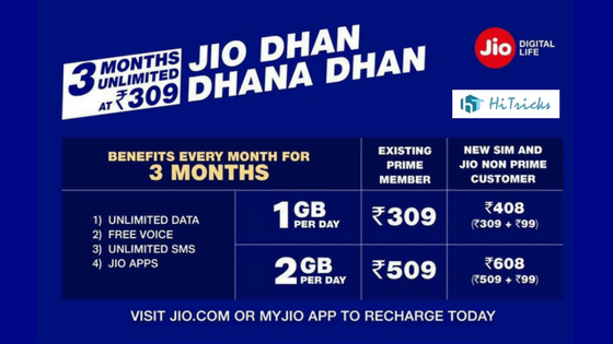 Jio Dhan Dhana Dhan Offer replaces Summer Surprise Offer 1 Jio Dhan Dhana Dhan Offer replaces Summer Surprise Offer